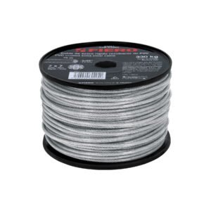CAB-3-32RX.jpg Metro de cable rígido 3/32 acero 7x7 recubierto PVC 75 m 44221