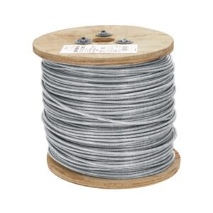 CAB-3-32RX3.jpg Metro de cable rígido 3/32 acero 7x7 recubierto PVC 300 m 48805