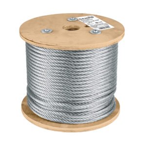 CAB-5-16F.jpg Metro de cable flexible 5/16 de acero 7x19 hilos 75 m 48816