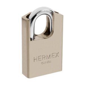 Candado de acero máxima seguridad 50mm llave anti-ganzúa 43334
