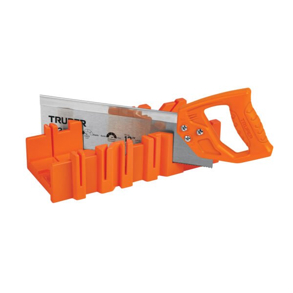 Caja de inglete con serrucho de costilla 12 TRUPER 103750