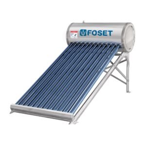 Calentador solar de agua 12 tubos 150L 4 personas Foset 48287