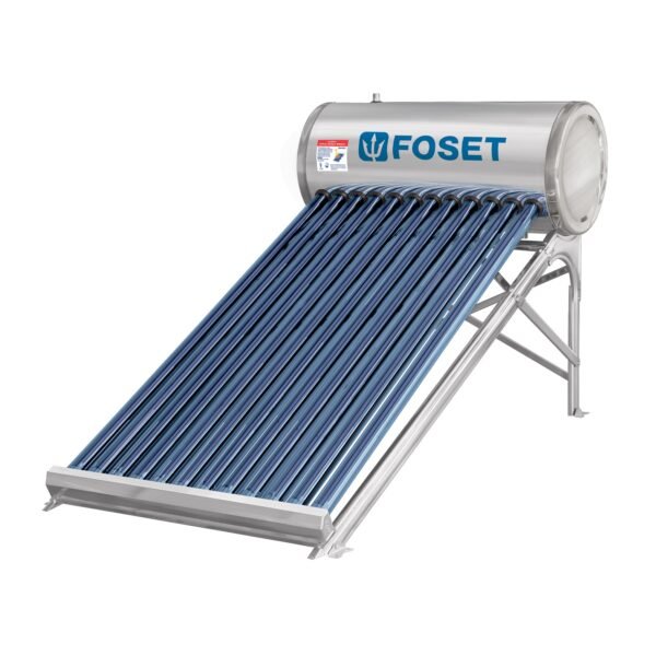 Calentador solar de agua 12 tubos 150L 4 personas Foset 48287