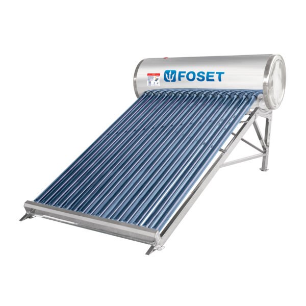 Calentador solar de agua 15 tubos 195L 5 personas Foset 45272