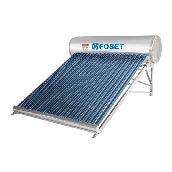 Calentador solar de agua 20 tubos 240L 7 personas Foset 45273