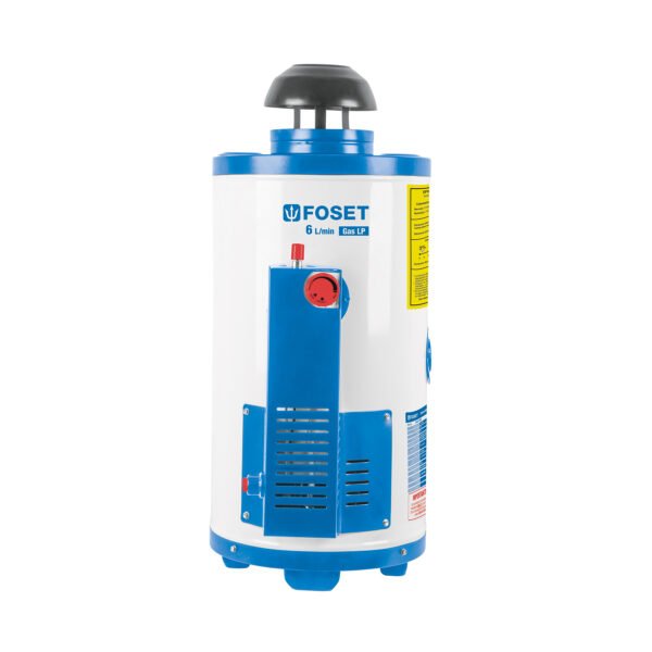 Calentador de paso rápida recup 6L 1 serv gas LP Foset 47921