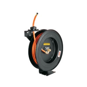 Manguera para compresorde hule15m x 3/8carrete retráctil 10388