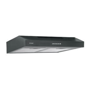 Campana extractora 50 cm empotrable negra Foset 45441