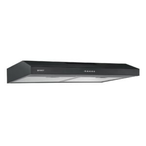 Campana extractora 75 cm empotrable negra Foset 45440
