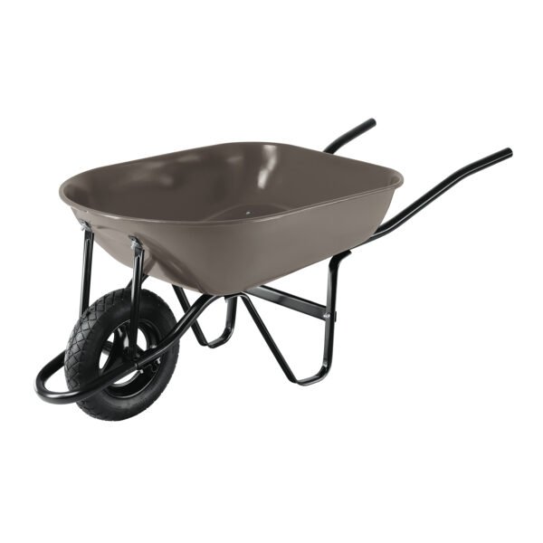 Carretilla 5.5 ft3 gris neumática bastidor tubularPRETUL 20646