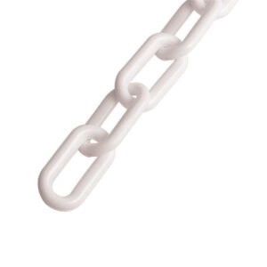 Metro de cadena de 8 mm de plástico blanca carrete de 25 m 44181