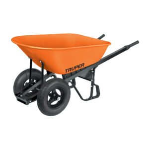Carretilla 8 ft3 Doble llanta neumática bastidores acero 11250