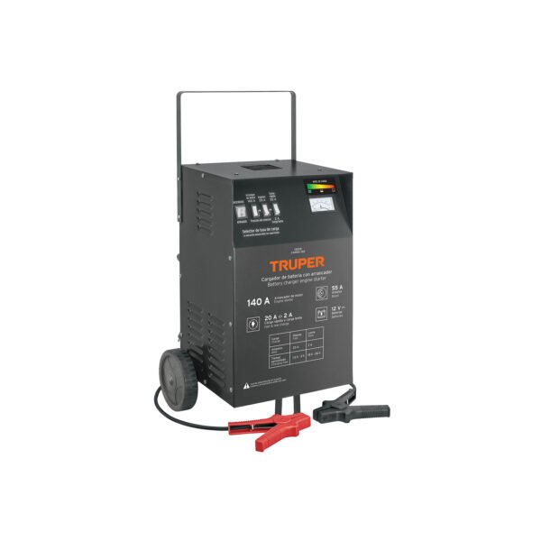 Cargador c/arrancador de 140 A para baterías de 12 V TRUPER 13028