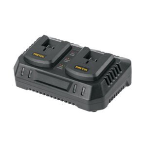 CARD-20P.jpg Cargador dual de baterías de ion litio 20V PRETUL 29919