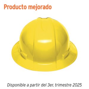 Casco de seguridad ala ancha amarillo Truper 10566