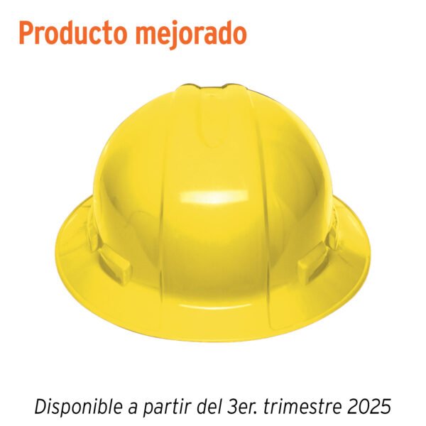 Casco de seguridad ala ancha amarillo Truper 10566