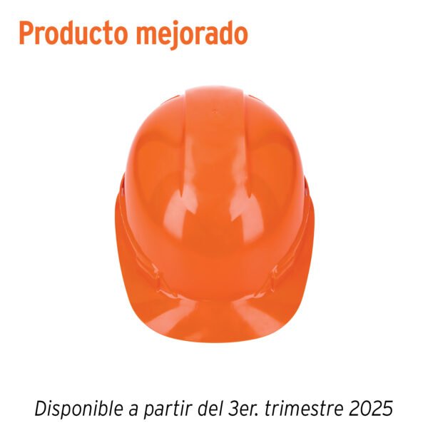Casco de seguridad ajuste de matraca naranja Truper 14292