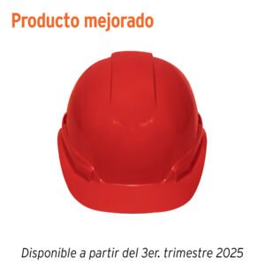 Casco de seguridad ajuste de matraca rojo Truper 10373