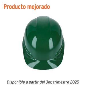 Casco de seguridad ajuste de matraca verde Truper 10374
