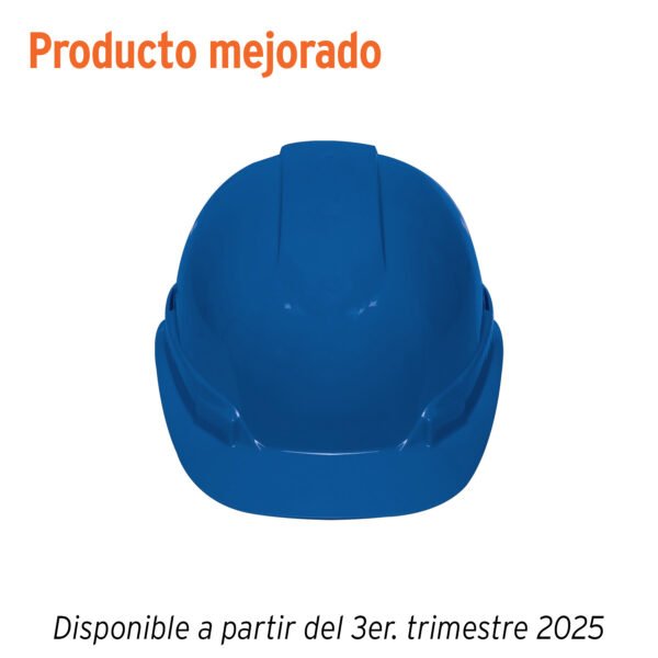 Casco de seguridad ventilado ajuste de matraca azul 101259