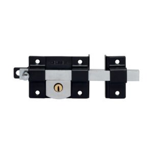 Cerradura de barra libre derecha negra HERMEX 45584