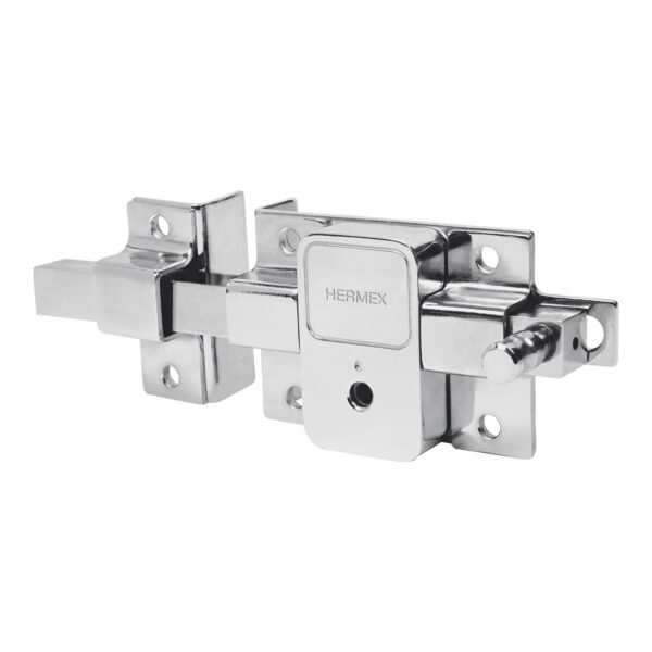 Cerradura de barra fija llave tetra izquierda HERMEX 43512