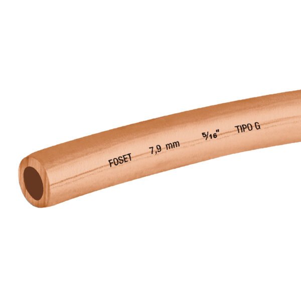 Rollo de 15m de tubo flexible de cobre 5/16 2.3kg FOSET 48156