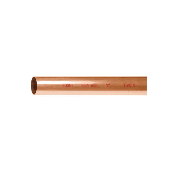 Tubo de 1 de cobre tipo N de 3m 1.4kg FOSET 48153