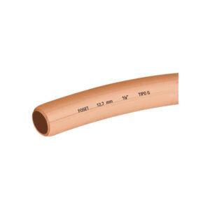 Rollo de 15m de tubo flexible de cobre 1/2 3.7kg FOSET 48158