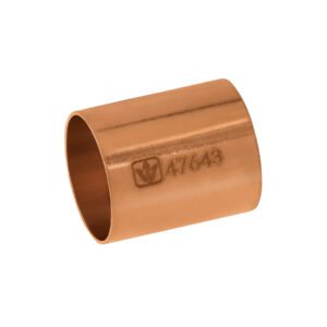 Cople de cobre 1/2 sin ranura FOSET BASIC 47643