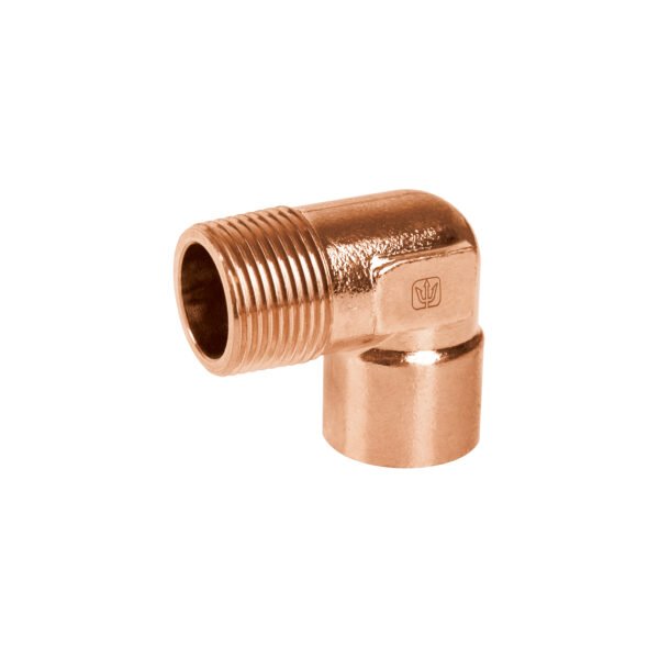 Codo 90° de cobre rosca exterior 3/4 Foset 49648