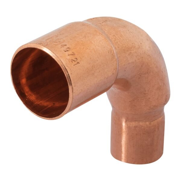 Codo 90° reducción de cobre de 3/4 x 1/2 FOSET 49721