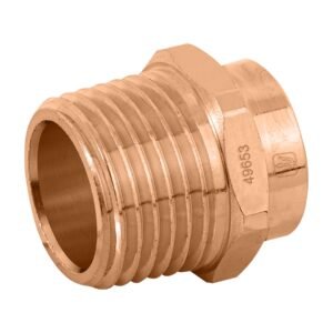 Conector de cobre rosca exterior 1/2 Foset 49653