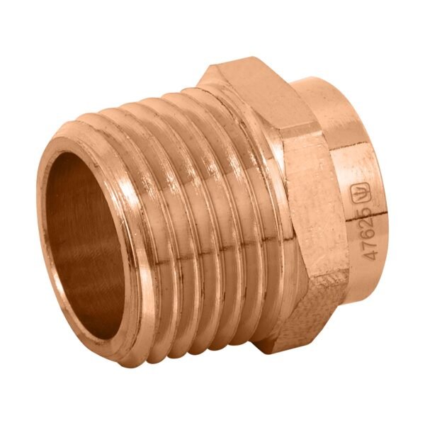 Conector de cobre de rosca exterior 1/2 Foset Basic 47625