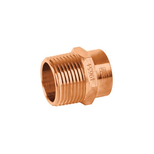 Conector de cobre rosca exterior 3/4 Foset 49654