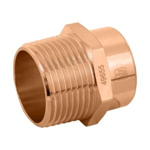Conector de cobre rosca exterior 1 Foset 49655