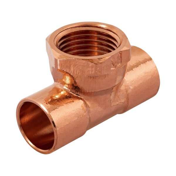 Tee de cobre rosca interior central 1/2 FOSET 48885