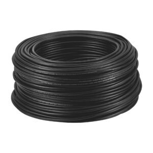 Rollo de 100 metros de cable THW CCA 10 AWG negro Basic 40209