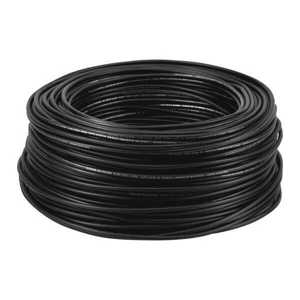 Rollo de 100 metros de cable THW CCA 12 AWG negro Basic 40213