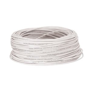 Rollo de 100 metros de cable THW CCA 14 AWG blanco Basic 40216