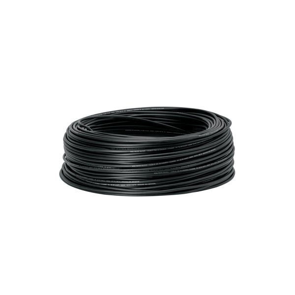 Rollo de 100 metros de cable THW CCA 14 AWG negro Basic 40217