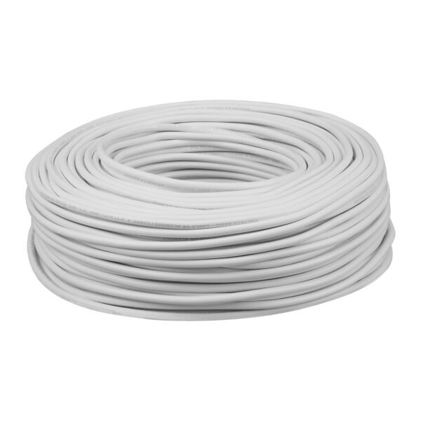 Rollo de 100 metros de cable THW CCA 8 AWG blanco Basic 40204