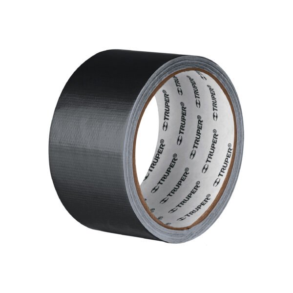 Cinta negra para ducto 10m x 48mm espesor 0.19mm Truper 103061