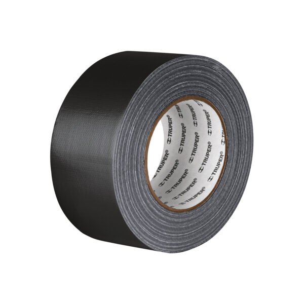 Cinta negra para ducto 30m x 48mm espesor 0.19mm Truper 103062