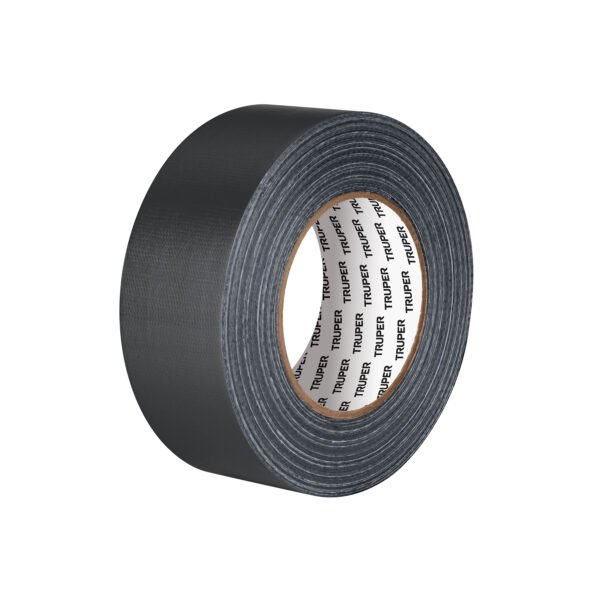 Cinta negra para ducto 50m x 48mm espesor 0.19mm Truper 103063