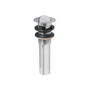 Contra p/lavabo con rebosadero tipo moneda cromo 1-1/4 49983