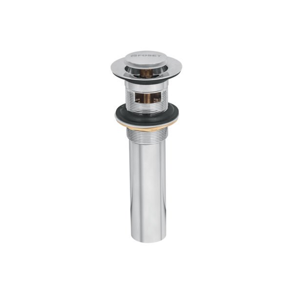 Contra p/lavabo con rebosadero sistema push cromo 1-1/4 49984