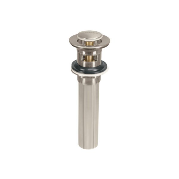 Contra p/lavabo con rebosadero sistema push satín 1-1/4 45283
