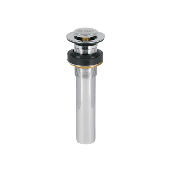 Contra p/lavabo sin rebosadero sistema push cromo 1-1/4 47037