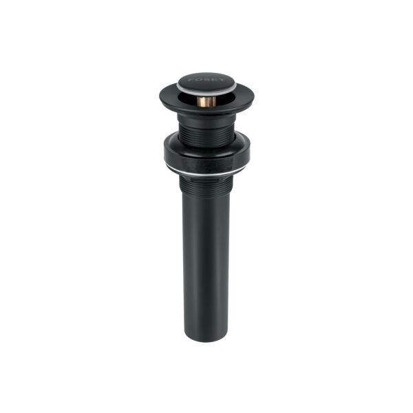 Contra p/lavabo 1-1/4 sin rebosadero push latón negro 47982